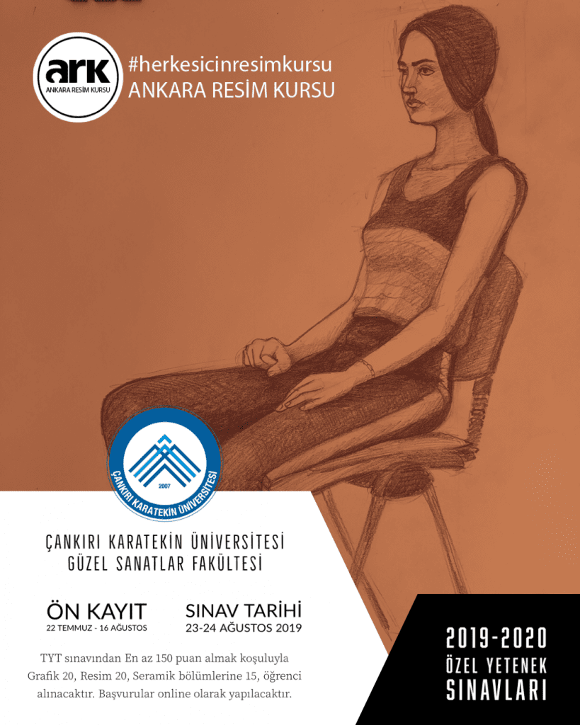 Çankırı Karatekin Üniversitesi Güzel Sanatlar Fakültesi 2019-2020 Özel Yetenek Sınavı